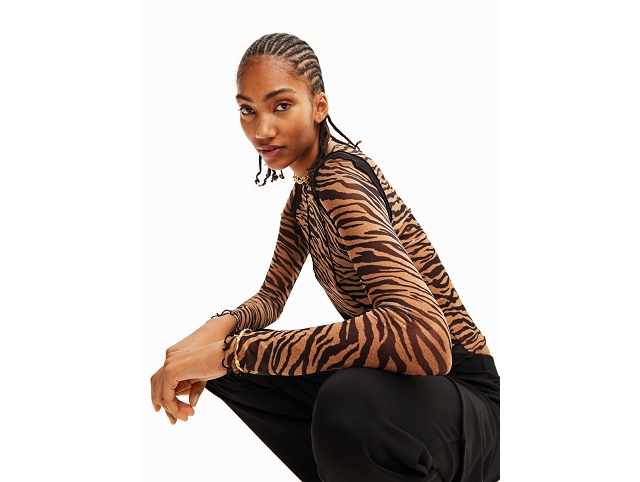 Desigual femme 23wwtk72 . leopa marron8049901_3