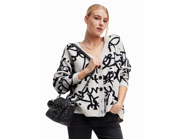 Desigual femme 23wwjf40 . lettering gris8050001_2