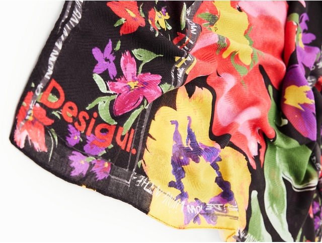 Desigual divers 23wawa22 . flores patch noir8050201_2