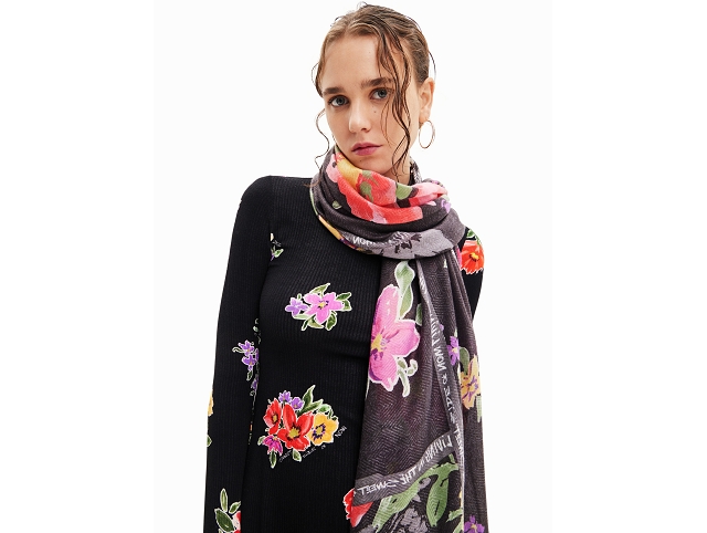 Desigual divers 23wawa22 . flores patch noir8050201_4