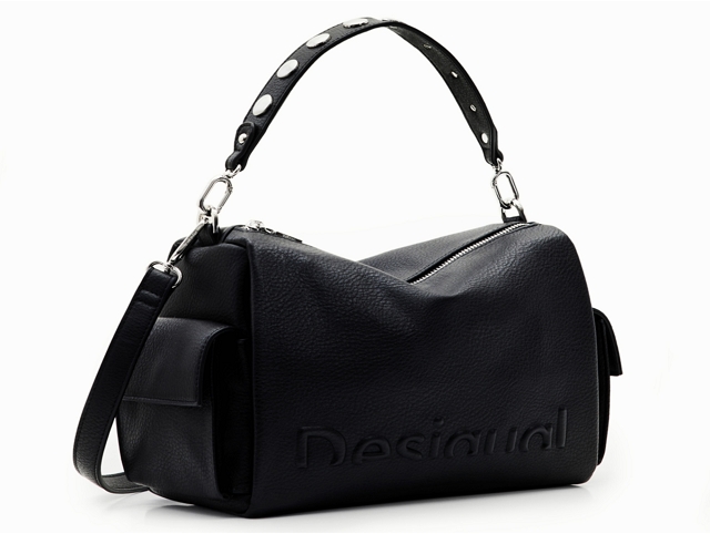 Desigual maroquinerie 23waxp04 . half logo habana noir