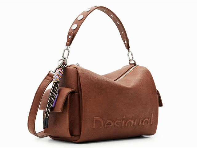 Desigual maroquinerie 23waxp04 . half logo habana marron