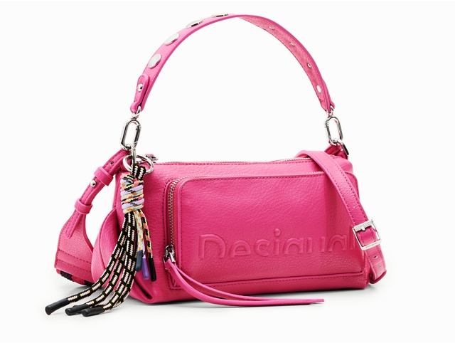 Desigual maroquinerie 23waxp65 . half logo urus rose et violet