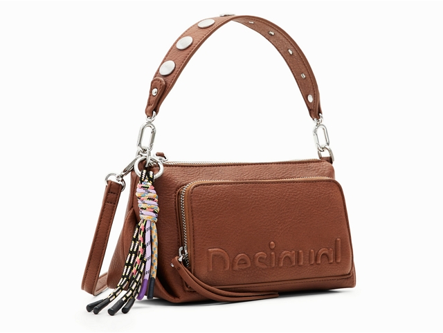 Desigual maroquinerie 23waxp65 . half logo urus marron