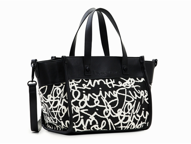 Desigual maroquinerie 23waxa31 . lettering guimar mini noir