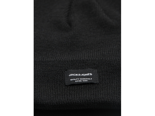 Jack and jones chapeau 12092815 . jacdna beanie noir8057101_2