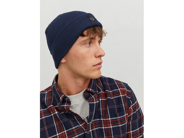 Jack and jones chapeau 12092815 . jacdna beanie bleu