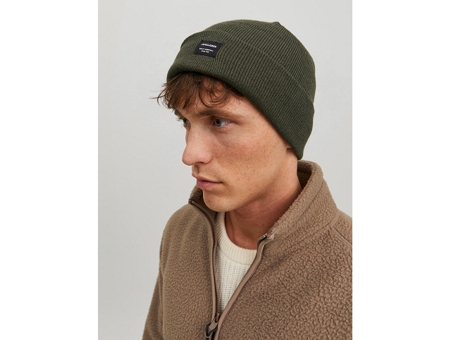 Jack and jones chapeau 12092815 . jacdna beanie vert