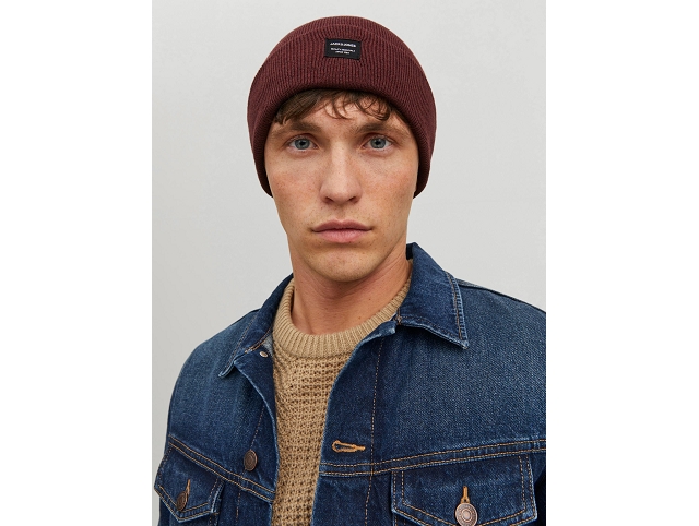 Jack and jones chapeau 12092815 . jacdna beanie rouge