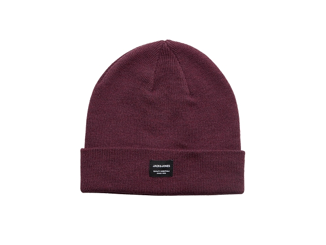 Jack and jones chapeau 12092815 . jacdna beanie rouge8057105_3