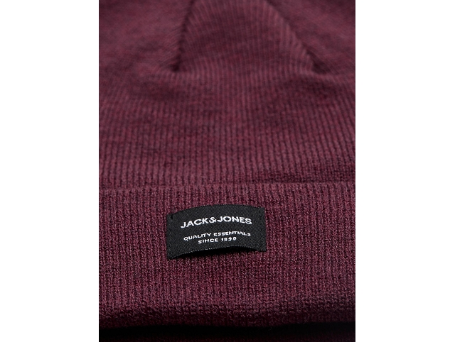 Jack and jones chapeau 12092815 . jacdna beanie rouge8057105_4