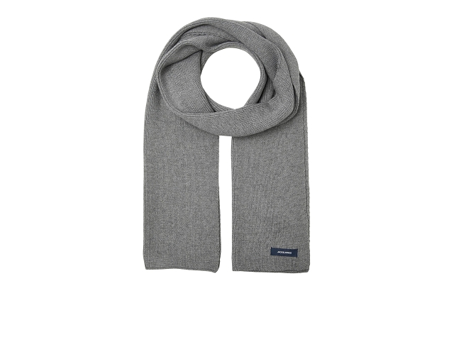 Jack and jones divers 12098582 . jacdna knit scarf gris