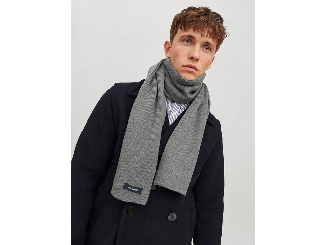 Jack and jones divers 12098582 . jacdna knit scarf gris8057202_3