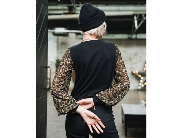 Freeman t.porter femme laonie leopardo noir8070801_3