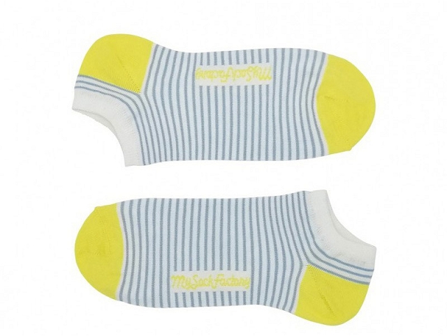 My sock factory bonneterie mini lemonade bleu