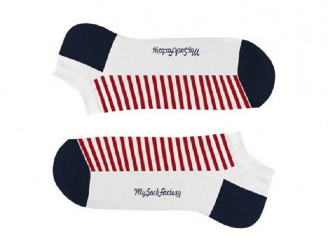 My sock factory bonneterie mini obama blanc