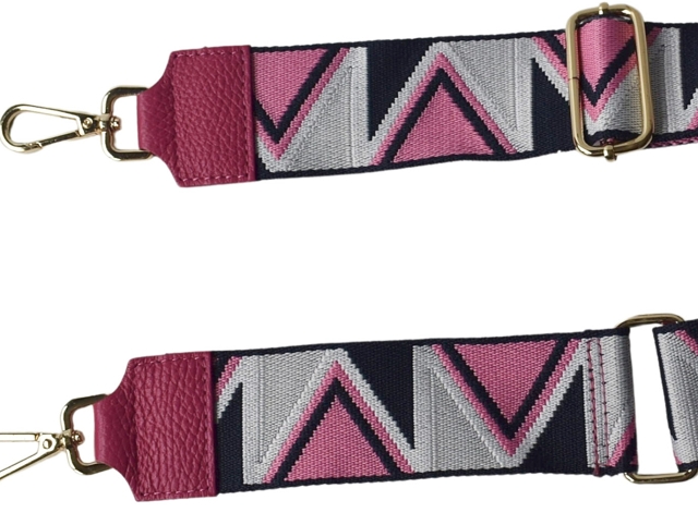 Jn plus maroquinerie anse . bandouliere rose et violet8096413_2