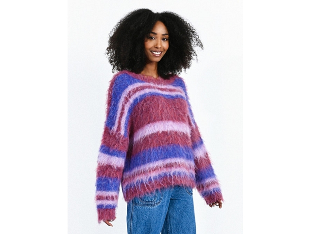 Molly bracken femme er178b rose et violet
