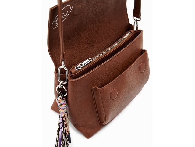 Desigual maroquinerie 23waxp98 . half logo venecia marron8104601_3