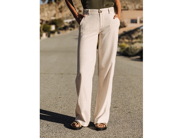 Freeman t.porter femme agatha plain linen . 25597 beige8113302_2