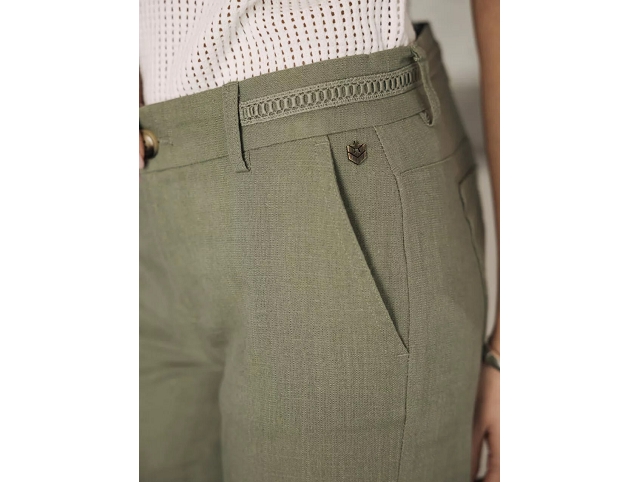 Freeman t.porter femme agatha plain linen . 25597 vert8113303_5