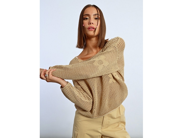 Lili sidonio femme lal392 beige8127903_2