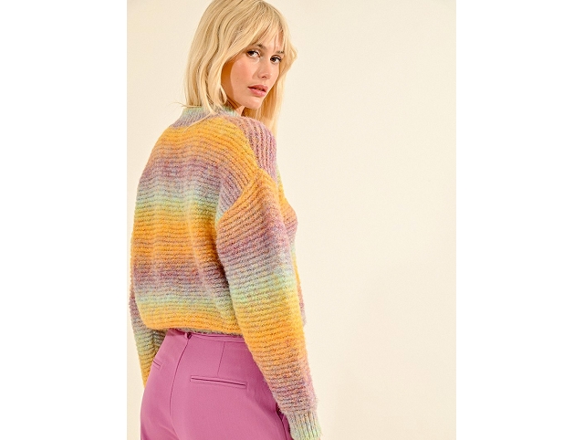Lili sidonio femme lal489c jaune et orange8191401_3