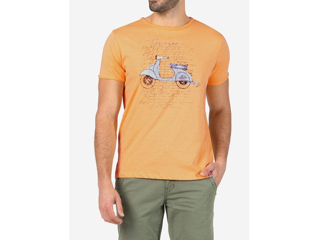Timezone homme 22.10312.10.6233 jaune et orange