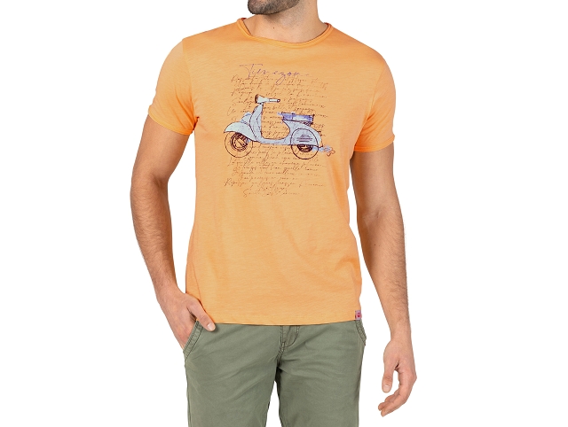 Timezone homme 22.10312.10.6233 jaune et orange8212901_2
