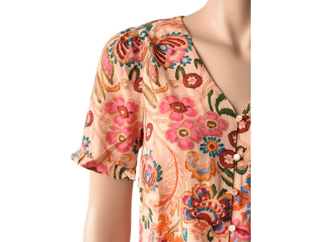 C est beau la vie femme 65cb2ch406 . georgia jaune et orange8220601_2