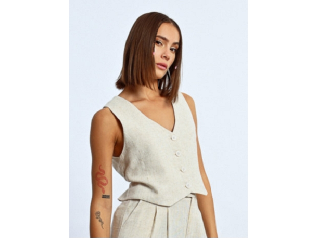 Lili sidonio femme pl276 beige