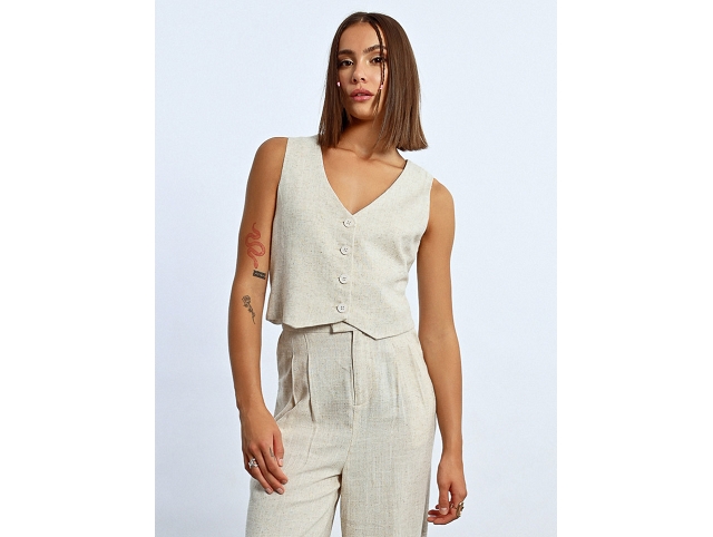 Lili sidonio femme pl276 beige8235302_3