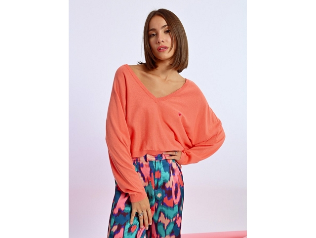 Lili sidonio femme elv65 jaune et orange8235801_3