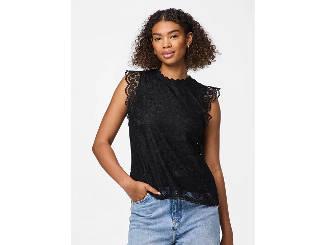 Pieces femme 17120454 . pcolline sl lace noir