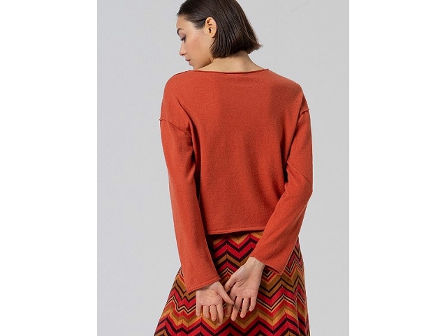 Surkana femme 555alne235 jaune et orange8248801_3