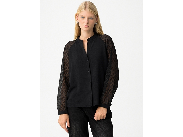 Tiffosi femme 10062878 . pleat 2 noir