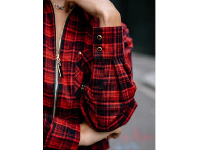 Freeman t.porter femme chily checks . 25328315 rouge8265701_5