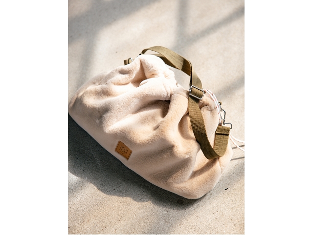 Freeman t.porter maroquinerie kiki fur . 25323011  f913 ecru marron8268001_3