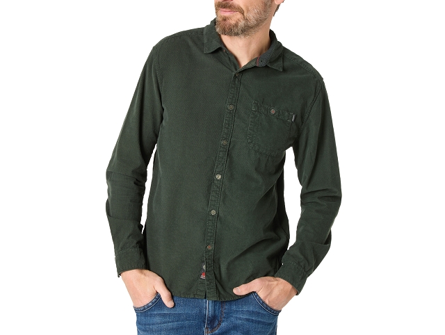 Timezone homme corduroy . 23.10169.06.3419 vert