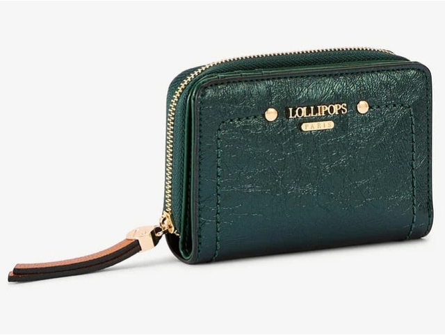Lollipops maroquinerie rody wallet vert