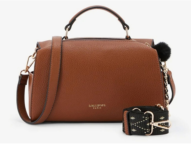 Lollipops maroquinerie roy shoulder marron