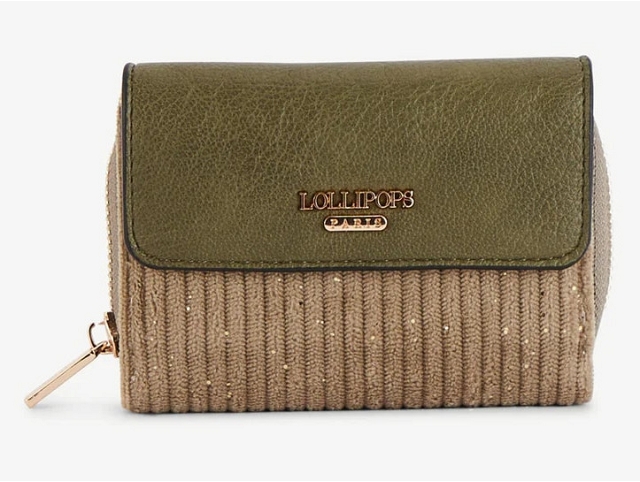 Lollipops maroquinerie rif wallet vert