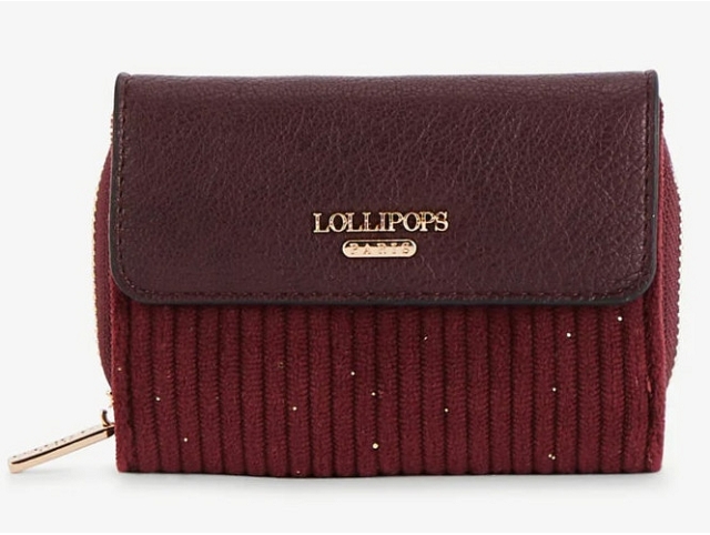 Lollipops maroquinerie rif wallet rouge