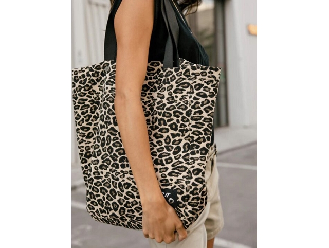 Freeman t.porter maroquinerie linna jacquard marron8308801_2