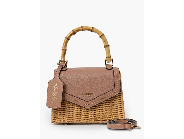 Lollipops maroquinerie sham shoulder rose et violet