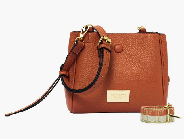 Lollipops maroquinerie soni multipocket jaune et orange