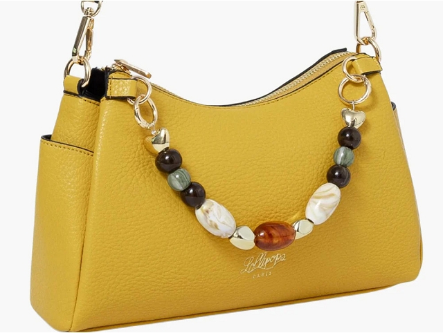 Lollipops maroquinerie stefie shoulder jaune et orange8343501_3