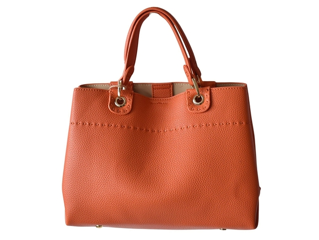 Mandoline maroquinerie a.712 jaune et orange