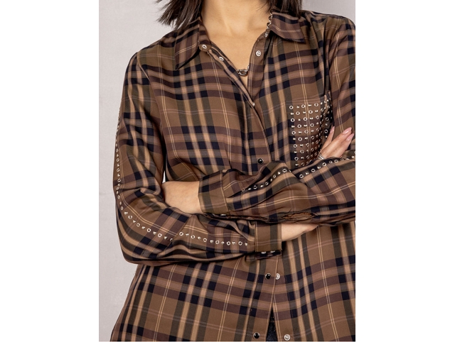 Freeman t.porter femme cali checks . 26328306 marron8429301_3
