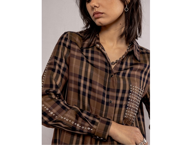Freeman t.porter femme cali checks . 26328306 marron8429301_4